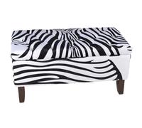 Mesa auxiliar de sofá, banco otomano de almacenamiento, tapizado de terciopelo, multicolor, muebles funcionales