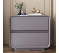 Mesa auxiliar de sofá con 2 cajones, mesita de noche para dormitorio, mesitas de noche para dormitorio, estable y portátil, mesita de noche moderna desde el centro del sí (tamaño: 50 x 40 x 49 cm/19,7