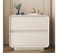 Mesa auxiliar de sofá con 2 cajones, mesita de noche para dormitorio, mesitas de noche para dormitorio, estable y portátil, mesita de noche moderna desde el centro del sí (tamaño: 45 x 40 x 49 cm/17,7