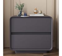 Mesa auxiliar de sofá con 2 cajones, mesita de noche para dormitorio, mesitas de noche para dormitorio, estable y portátil, mesita de noche moderna desde el centro del sí (tamaño: 50 x 40 x 49 cm/19,7