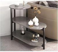 Mesa auxiliar de sofá moderna de mármol sintético para espacios pequeños, elegante mesa auxiliar con marco de metal, ideal para sofá, mesita de noche, mesa de café o mesa de centro, N