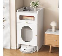 Mesa auxiliar de varios niveles con puertas para almacenamiento al vacío robot en sala de estar, comedor, cocina y oficina en casa