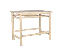 DKD Home Decor Mesa Auxiliar Natural Teca 133 x 65 x 105 cm