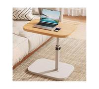 Mesa auxiliar en forma de C con giro de 360° y altura ajustable, mesa auxiliar versátil para sofá y cama, escritorio giratorio,