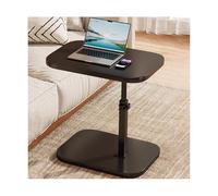 Mesa auxiliar en forma de C con giro de 360° y altura ajustable, mesa auxiliar versátil para sofá y cama, escritorio giratorio,