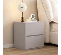 Mesa Auxiliar Estrecha, Mesita De Noche Pequeña, Mesita De Noche, Mesitas Auxiliares, Mesitas De Noche para Espacios Pequeños, Mesita De Noche De Madera Blanca para Dormitorio(Light Gray,25*40*50cm)