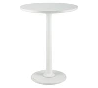 Mesa auxiliar farragut madera blanco antiguo ø 50 cm