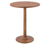 Mesa auxiliar farragut madera marrón ø 50 cm