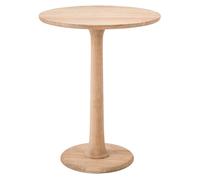 Mesa auxiliar farragut madera natural ø 50 cm