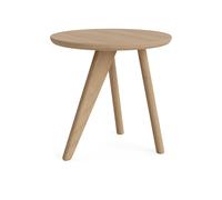 NORR11 Mesa auxiliar Fin Ø40 cm Natural oak