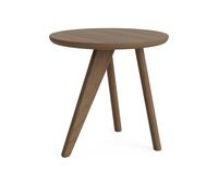 NORR11 Mesa auxiliar Fin Ø40 cm Light smoked