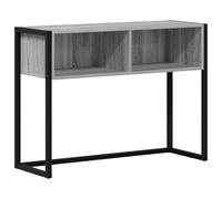 Mesa Auxiliar Gris Sonoma 100 x 36 x 75 cm Madera de Ingeniería | Acabado liso, estructura robusta, estética loft, mantenimiento simple, uso versátil, ideal para interiores modernos