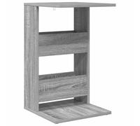 Mesa Auxiliar Gris Sonoma 40 x 35 x 60.5 cm Madera Elaborada | Uso interior, rectangular, montaje fácil, mantenimiento simple, ideal para espacios pequeños