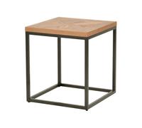 Mesa auxiliar indus 45x45x50 beige 50 cm