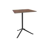 Mesa Auxiliar Little Friend KS14 en Nuez y Aluminio con Recubrimiento en Polvo