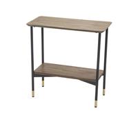 Mesa auxiliar maze 60x30x60 marrón 60 cm