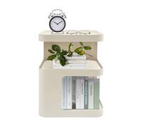 Mesa auxiliar - Mesa auxiliar de almacenamiento abierta minimalista para dormitorio, sala de estar, dormitorios - Diseño moderno para un uso cómodo