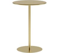 Mesa Auxiliar, Mesa De Café Redonda, Mesa De Café Moderna, Mesa De Extremo De Metal Redondo, Mesa Auxiliar Moderna De Sofá, Mesa De Café Informal, Fácil De Ensamblar, Par(Size:48*62cm/19*24in,Color:J)