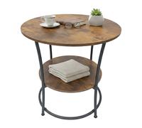 Mesa auxiliar Mesa de sofá Mesa de centro Mesa de salón con 2 estantes
