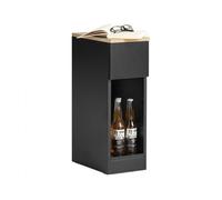 Mesa auxiliar mesita de noche con 1 cajón mesa para salón comedor 20 x 35 x 60 cm negro fbt111-sch sobuy 35 cm