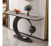 Mesa auxiliar minimalista para salón,Consola moderna y para colocar detrás del sofá,Tapa de mármol artificial,Ideal para recibidor, sala estar dormitorio(A,150*30*80cm/59.1*11.8*31.5in)