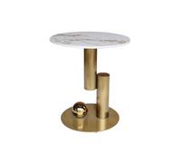 Mesa auxiliar modig 45x45x50 blanco 50 cm