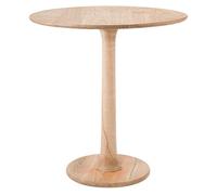 Mesa auxiliar morristown madera natural ø 70 cm