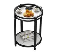Mesa auxiliar multifuncional extraíble para sala de estar, casa de té y actividades de ocio