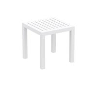 Mesa auxiliar ocean plástico blanco 45x45x45 cm