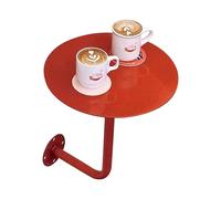 Mesa auxiliar para restaurantes montada en la pared,mesa de comedor redonda,escritorio de desayuno para cocina,para dormitorio,balcón,salón,patio al aire libre,mesa para refrigerios(35x35x45cm)