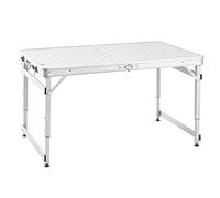 Mesa auxiliar plegable de aluminio, mesa auxiliar de aluminio portátil para comedor al aire libre, senderismo, pesca, playa