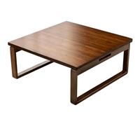 Mesa auxiliar plegable de madera, impermeable, resistente a altas temperaturas, carga de 110 libras, sin montaje para sala de estar y dormitorio