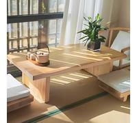Mesa auxiliar plegable de madera japonesa, mesa de altar bajo zen de 180 cm, para meditación, té y comedor, diseño portátil y duradero para prácticas espirituales y relajación