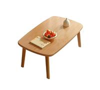 Mesa auxiliar plegable de madera pequeña multifuncional - Mesa auxiliar que ahorra espacio para sofá, balcón, jardín, hotel - Patas resistentes y diseño elegante para un uso versátil