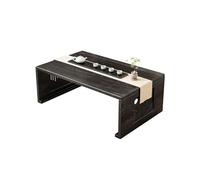 Mesa auxiliar plegable japonesa moderna y ligera, diseño de madera de fácil montaje, perfecta para sala de estar, comedor o uso al aire libre.