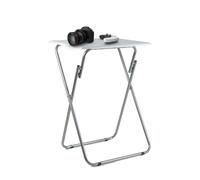 Jocca - Mesa Auxiliar Plegable |Mesa de MDF con Patas Metálicas |Ahorra Espacio |Soporta hasta 20 kg |Ideal para el Hogar o la Oficina |48x38x66 cm