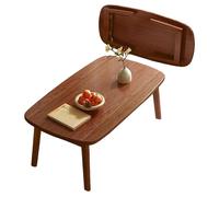 Mesa auxiliar plegable portátil para uso en interiores y exteriores, ideal para dormitorio, sala de estar, balcón, diseño compacto para comedor y relajación