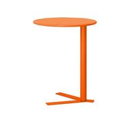 Mesa Auxiliar Redonda Mesa Auxiliar, Mesa De Centro Pequeña Mesa De Sofá De Hierro Forjado for Sala De Estar, Mesita De Noche for Dormitorio, Mesita De Noche Negra, Mesa De Jardín Mesas De Picnic(Oran