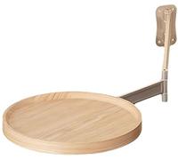 Mesa Auxiliar Redonda PequeñA Plegable de Pared, Escritorio Abatible, Mesita de Noche Extensible para Espacios PequeñOs(C)