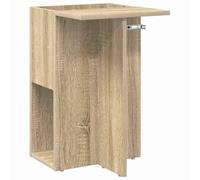 Mesa auxiliar Roble Sonoma 35 x 40 x 55 cm Madera de ingeniería | Diseño moderno y limpio, compartimento de almacenamiento, uso interior, fácil mantenimiento con paño húmedo