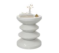 Mesa auxiliar Taburete decorativo Podio para plantas Hierro Space Age
