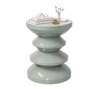 Mesa auxiliar Taburete decorativo Podio para plantas Hierro Space Age