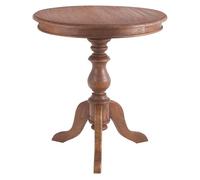 Mesa auxiliar wiva 70 cm madera marrón ø 70 cm