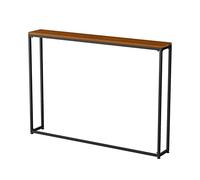 Mesa Auxiliares de Detrás Del Sofá, Mesa Alta Mesas Laterales De Sofá Muy Estrechas, Mesa Auxiliar De Madera Mesa De Consola Simple Mesa De Entrada De Metal Alta Para Cocina(Size:100*20*100CM,Color:B)