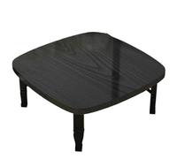 Mesa baja cuadrada, mesa japonesa plegable del tatami para el piso sentado, mesa de centro que ahorra espacio, escritorio pequeño del comedor para el balcón del dormitorio de la sala de estar, no se r