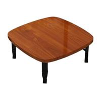 Mesa baja cuadrada, mesa japonesa plegable del tatami para el piso sentado, mesa de centro que ahorra espacio, escritorio pequeño del comedor para el balcón del dormitorio de la sala de estar, no se r