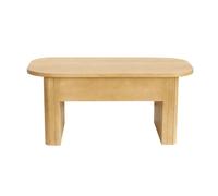 Mesa baja elevable rectangular de madera de mango maciza L100 cm LATIGO