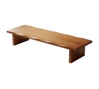 Mesa baja japonesa de suelo - Mesa auxiliar para uso al aire libre, perfecta para sentarse y cenar, color marrón, 200 x 60 x 35 cm, mueble japonés ideal para relajación y comidas.