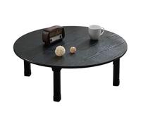 Mesa baja redonda para dormitorio y ventana de bahía, mesa compacta Kang para sala de té y hogar, mesa pequeña ideal para espacio vital