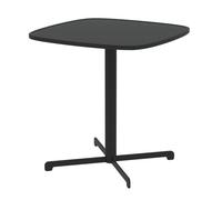 Mesa bistro de exterior foggia acero 75x70x70cm gris antracita [casa.pro]